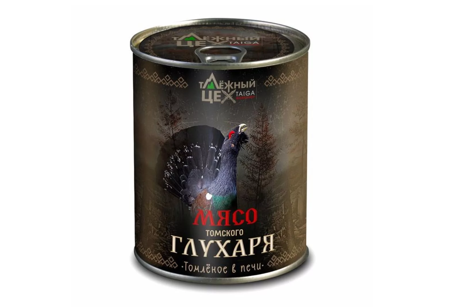 Мясо Томского Глухаря томленое в печи 338 г (Таёжная лавка)