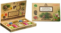 Конфеты "Кедровая коллекция ассорти " коробка 120 г" "Территория Тайги"