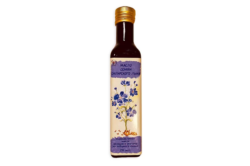 Масло сыродавленное сибирского льна