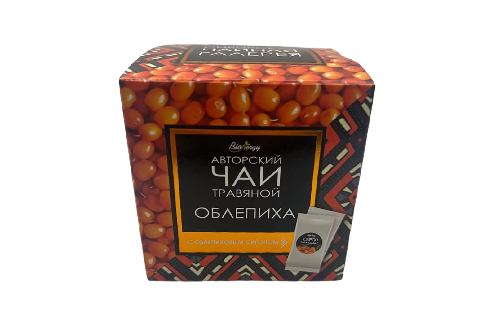 Авторский чай ОБЛЕПИХА (с ягодами и листом облепихи, розмарином и имбирем) 50г. (Северная ягода)1/12