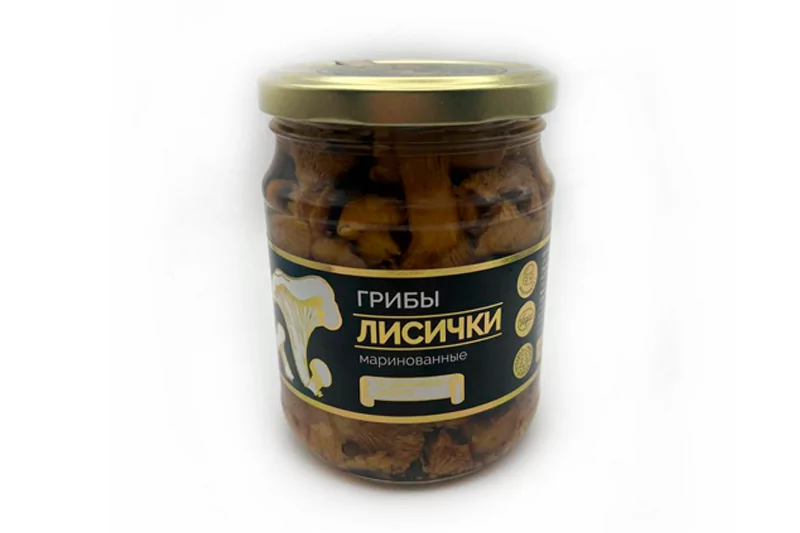 Гриб Лисичка маринованный сорт Стандарт банка 0,5л