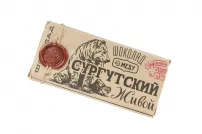 Живой шоколад тёмный 75 % на меду с брусникой 100 гр