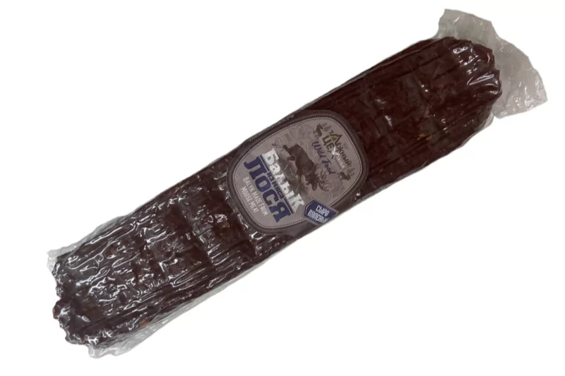Балык из мяса лося с/в (Таёжная Лавка) 200/250 гр.