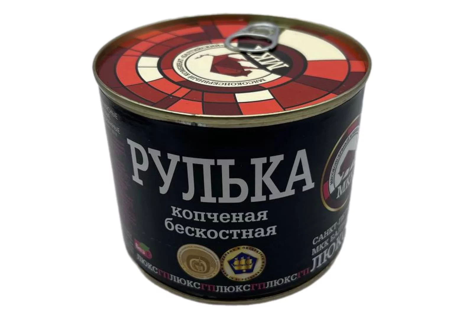 Рулька копченая бескостная (ОЛЬХОВОЕ КОПЧЕНИЕ) МКК Балтийский экстра 525 гр. 1/12