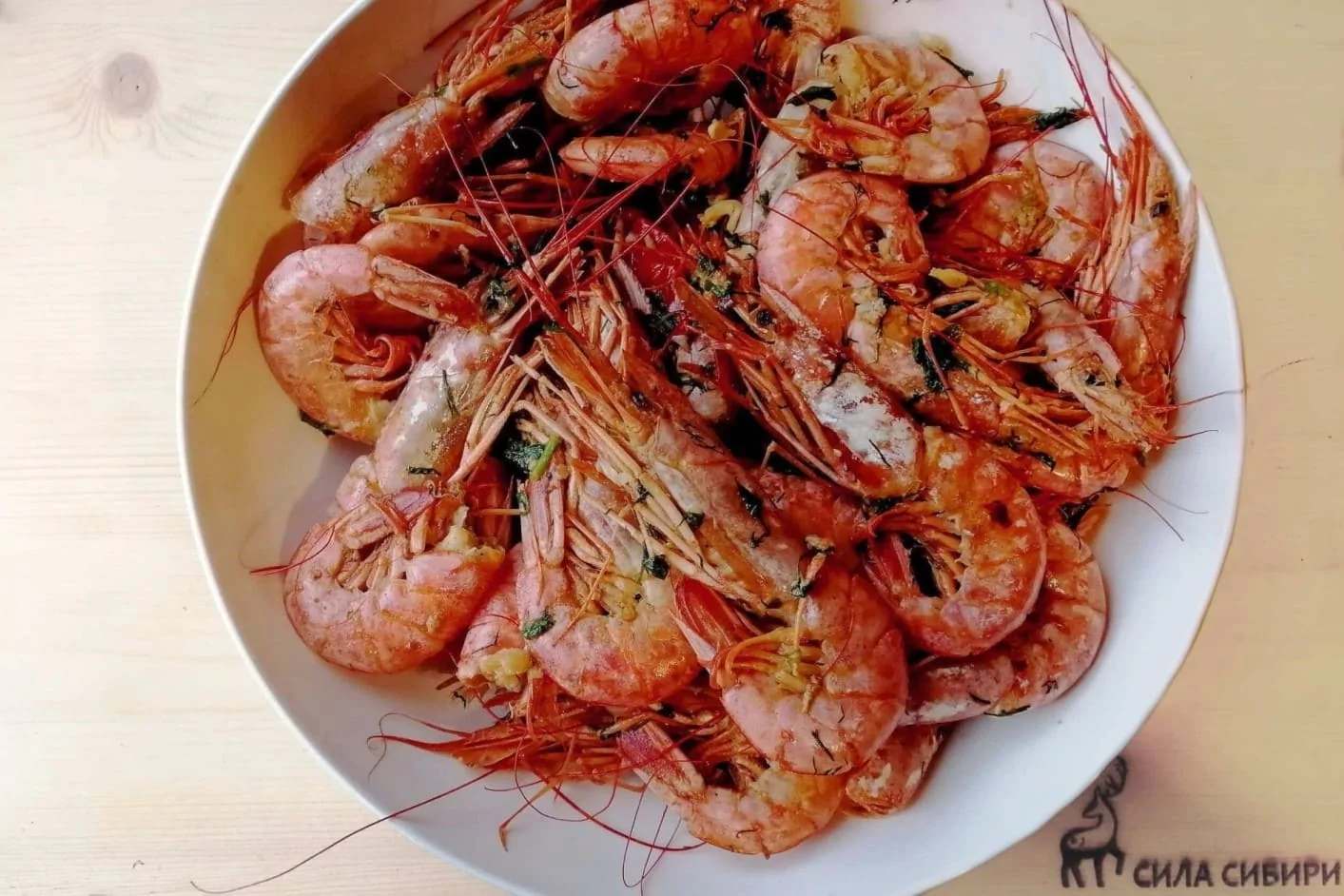 Лангустины с чесноком, готовим дома