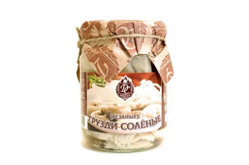 Грузди соленые (резаные) 0,5л. банка "Дикий сбор"