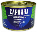 Сардина натуральная с добавлением масла 250г